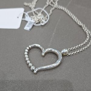 Brighton Sterling Silver Heart Pendant Necklace - Silver